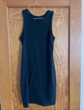 a new day Black Sleeveless Mini Tank Dress